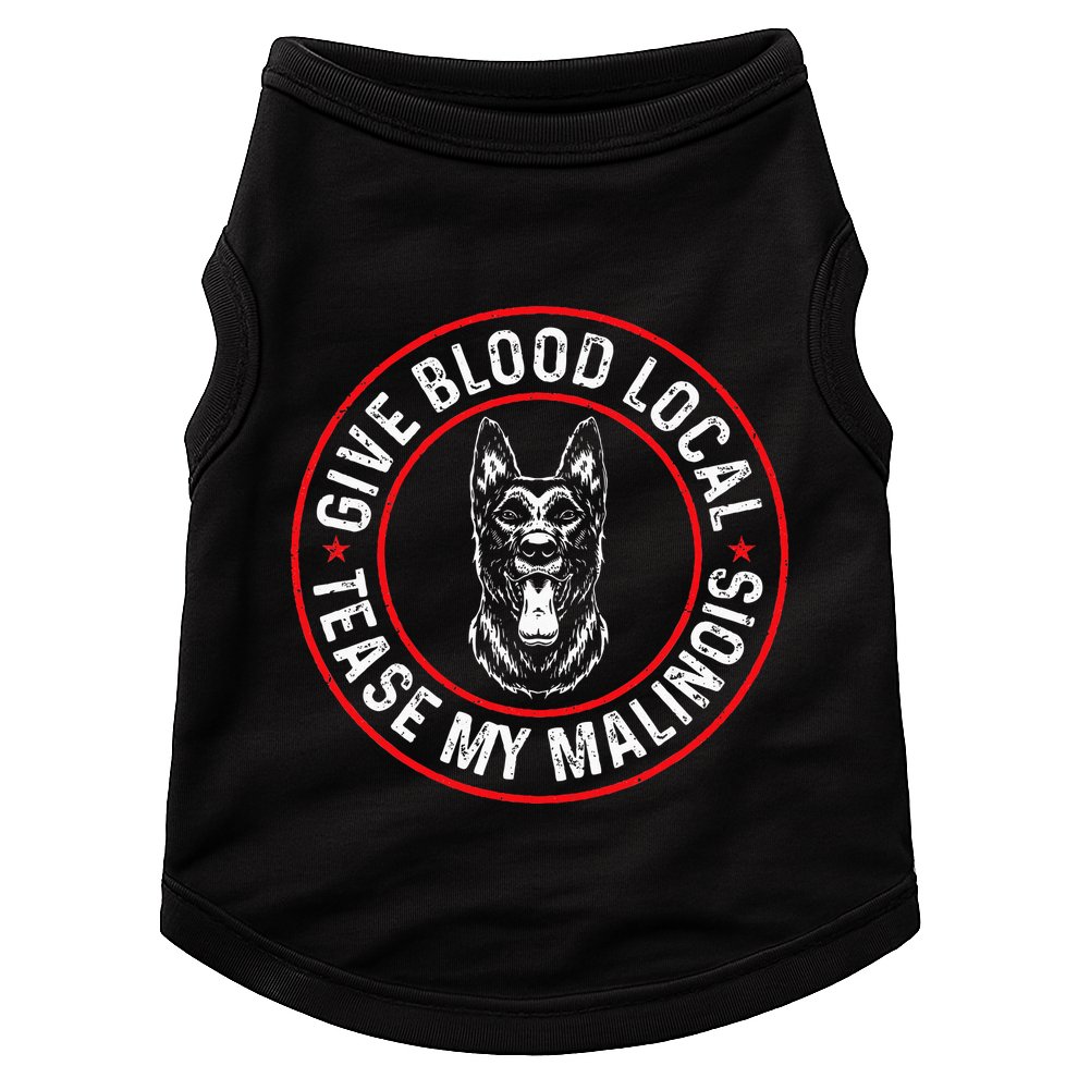 Belgian Malinois Give Blood Local Tease My Malinois Doggie Tank