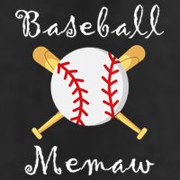 Baseball Memaw Game day Gifts to Cheer mother's day 7 Panel Mesh Trucker Snapback Hat
