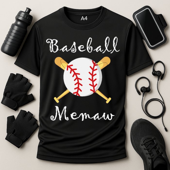 Baseball Memaw Game day Gifts to Cheer mother's day Cooling Performance Crew T-Shirt