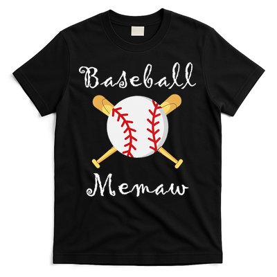 Baseball Memaw Game day Gifts to Cheer mother's day T-Shirt