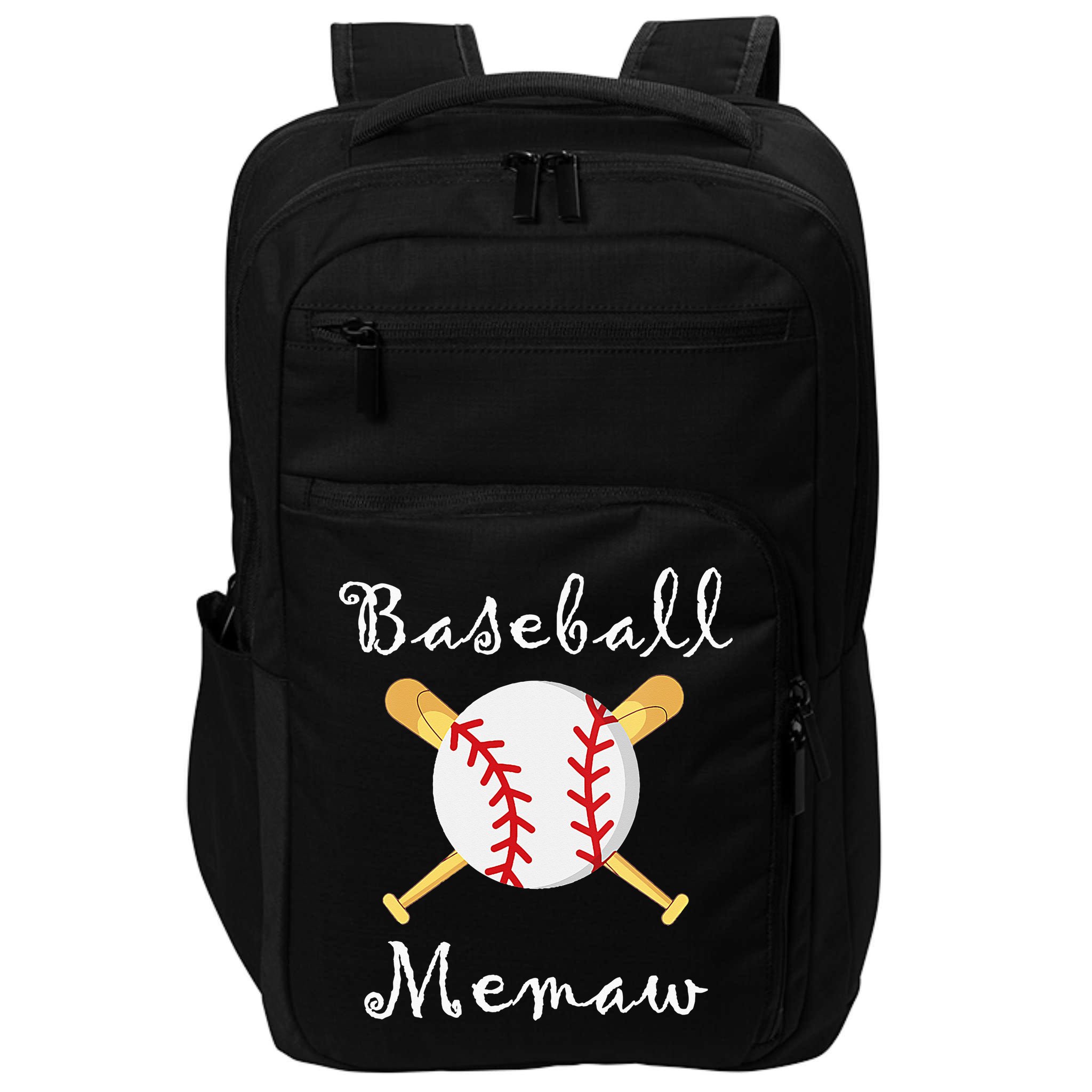 Baseball Memaw Game day Gifts to Cheer mother's day Impact Tech Backpack