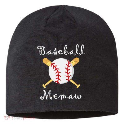 Baseball Memaw Game day Gifts to Cheer mother's day Sustainable Beanie