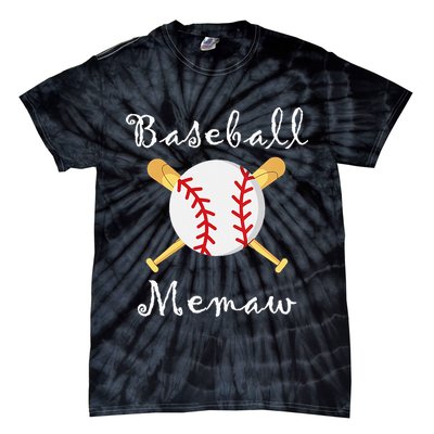 Baseball Memaw Game day Gifts to Cheer mother's day Tie-Dye T-Shirt