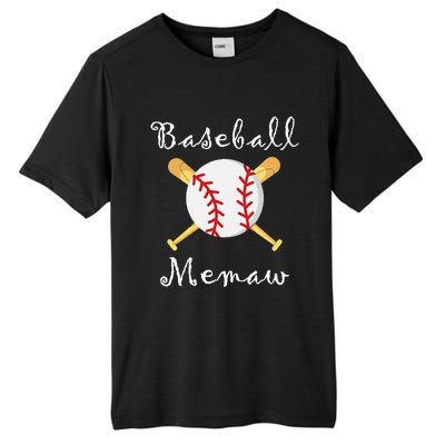 Baseball Memaw Grandsons Game day Gifts to Cheer Grandma Tall Fusion ChromaSoft Performance T-Shirt