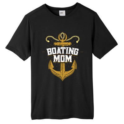 Boating Mom Gift Motorboating Sailing Captain Boat Gift Tall Fusion ChromaSoft Performance T-Shirt