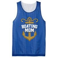 Boating Mom Gift Motorboating Sailing Captain Boat Gift Mesh Reversible Basketball Jersey Tank