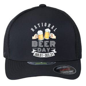 Beer Meaningful Gift National Beer Day Beer Day Beer Lover Gift Flexfit Unipanel Trucker Cap