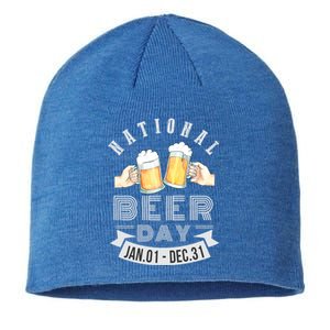 Beer Meaningful Gift National Beer Day Beer Day Beer Lover Gift Sustainable Beanie