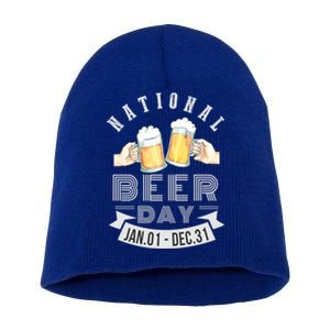 Beer Meaningful Gift National Beer Day Beer Day Beer Lover Gift Short Acrylic Beanie