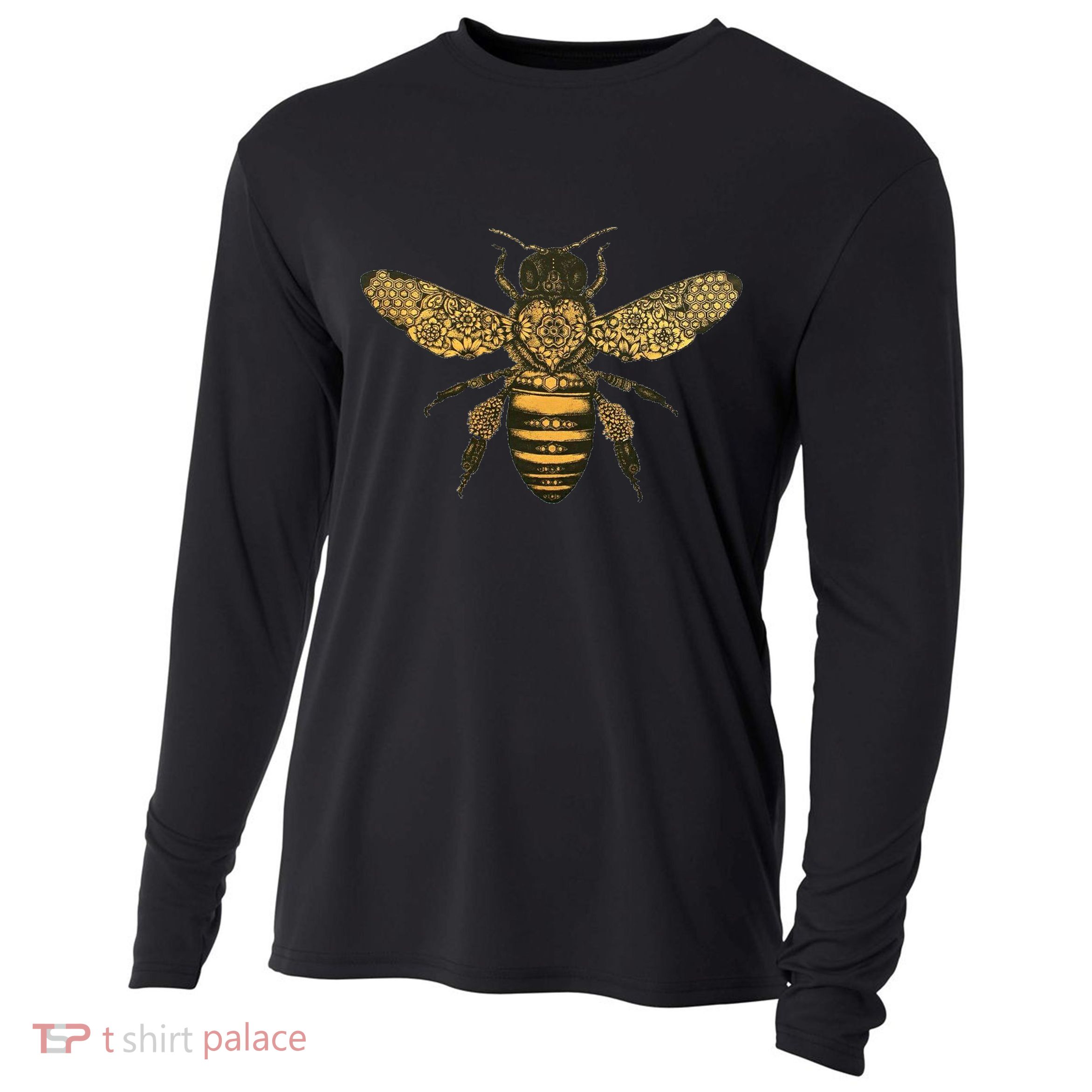 Beekeeper Meaningful Gift Honeycomb Honey Bee Compass Beekeeping Great Gift Cooling Performance Long Sleeve Crew