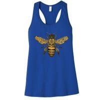 Beekeeper Meaningful Gift Honeycomb Honey Bee Compass Beekeeping Great Gift Women's Racerback Tank