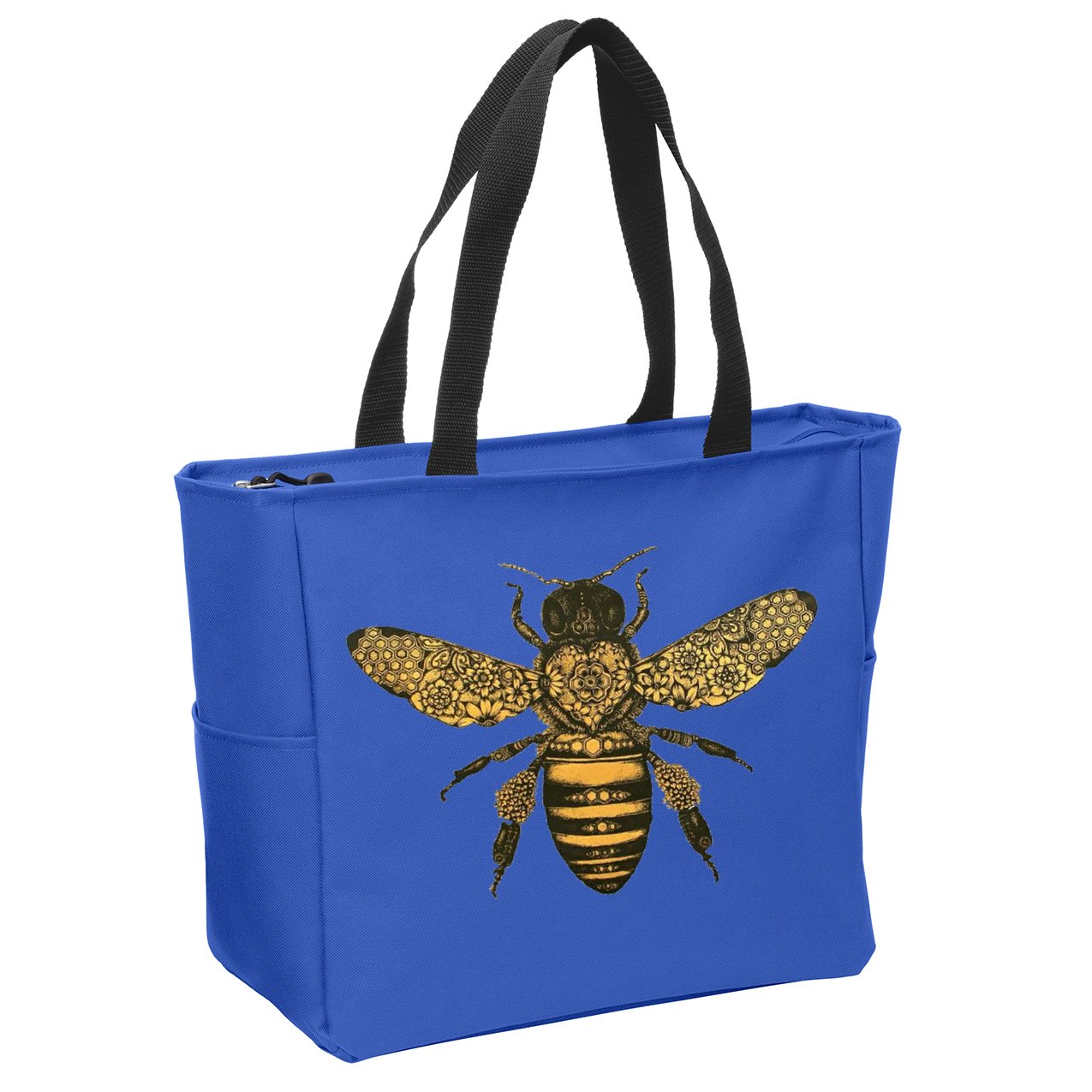 Beekeeper Meaningful Gift Honeycomb Honey Bee Compass Beekeeping Great Gift Zip Tote Bag