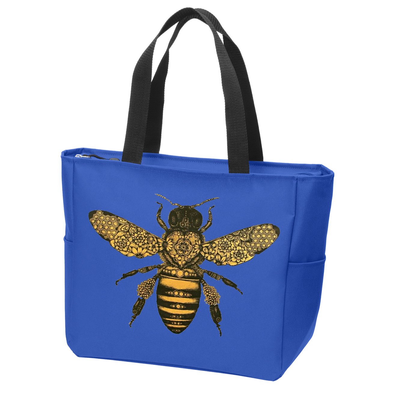 Beekeeper Meaningful Gift Honeycomb Honey Bee Compass Beekeeping Great Gift Zip Tote Bag