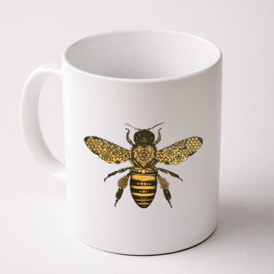 Beekeeper Meaningful Gift Honeycomb Honey Bee Compass Beekeeping Great Gift Coffee Mug