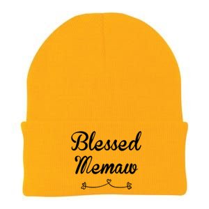 Blessed Memaw Gift Knit Cap Winter Beanie