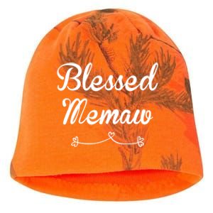 Blessed Memaw Gift Kati - Camo Knit Beanie