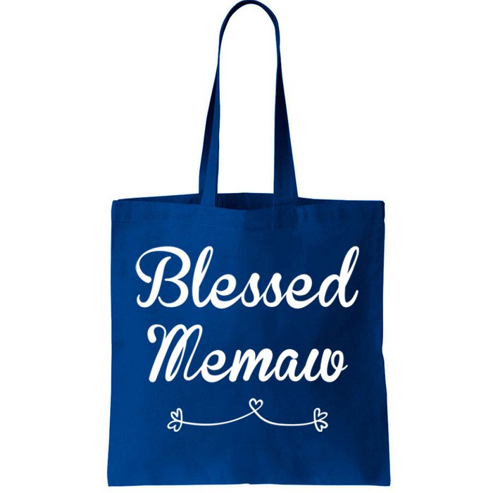 Blessed Memaw Gift Tote Bag