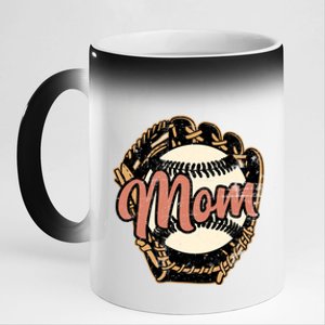 Baseball Mom Gift Baseball Gift Baseball Lover Gift 11oz Black Color Changing Mug