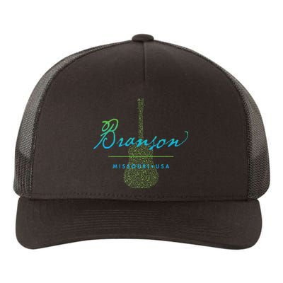 Branson Missouri Guitar Design Yupoong Adult 5-Panel Trucker Hat