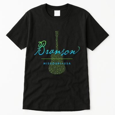 Branson Missouri Guitar Design Tall T-Shirt