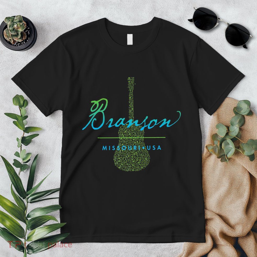 Branson Missouri Guitar Design Premium T-Shirt