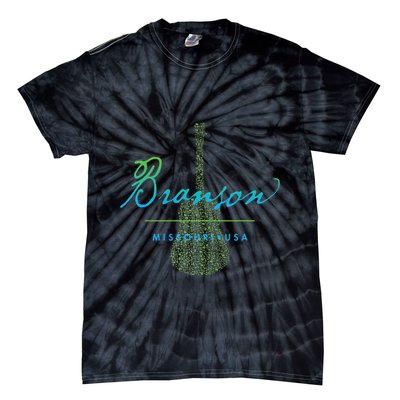 Branson Missouri Guitar Design Tie-Dye T-Shirt