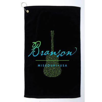 Branson Missouri Guitar Design Golf Towel