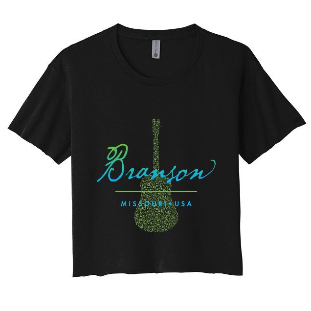 Branson Missouri Guitar Design Crop Top