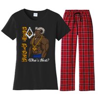 Brothers Masons Goat Rider WhoS Next Masonic Women's Flannel Pajama Set