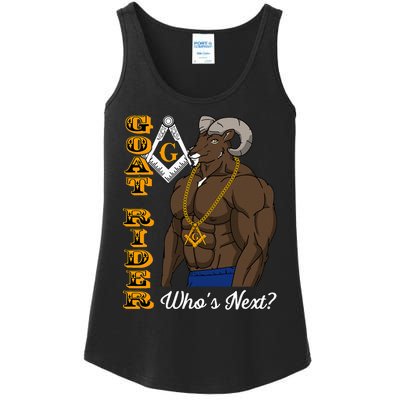 Brothers Masons Goat Rider WhoS Next Masonic Ladies Essential Tank