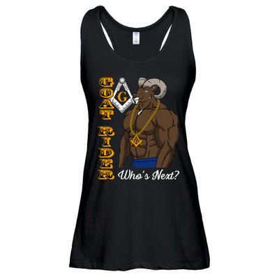 Brothers Masons Goat Rider WhoS Next Masonic Ladies Essential Flowy Tank