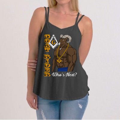 Brothers Masons Goat Rider WhoS Next Masonic Women's Strappy Tank