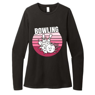 Bowling Meaningful Gift Womens CVC Long Sleeve Shirt