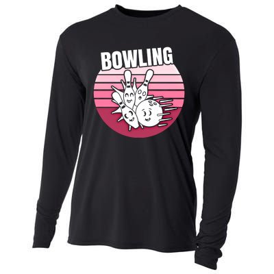 Bowling Meaningful Gift Cooling Performance Long Sleeve Crew