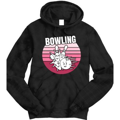 Bowling Meaningful Gift Tie Dye Hoodie