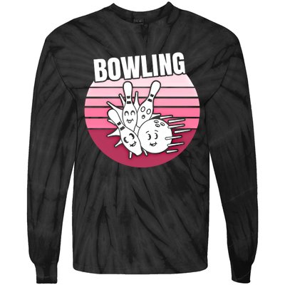 Bowling Meaningful Gift Tie-Dye Long Sleeve Shirt