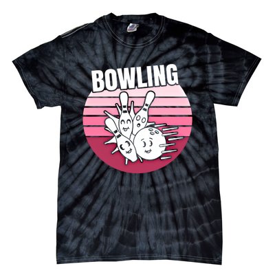 Bowling Meaningful Gift Tie-Dye T-Shirt