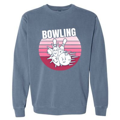 Bowling Meaningful Gift Garment-Dyed Sweatshirt