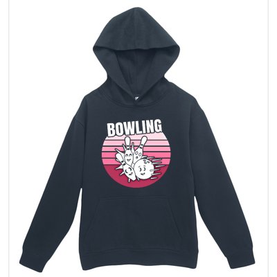 Bowling Meaningful Gift Urban Pullover Hoodie