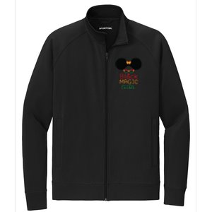 Black Magic Girl For Black History Month Gift African Pride Stretch Full-Zip Cadet Jacket