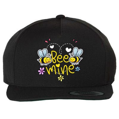 Bee Mine Gift Bumble Bees Valentines Day Gift Cute Gift Wool Snapback Cap