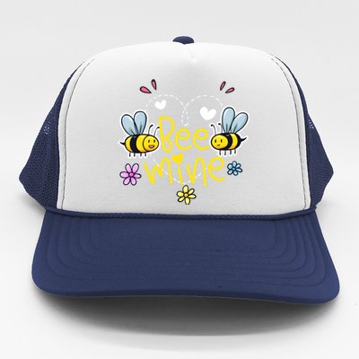 Bee Mine Gift Bumble Bees Valentines Day Gift Cute Gift Trucker Hat