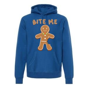 Bite Me Gingerbread Gift Premium Hoodie