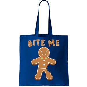 Bite Me Gingerbread Gift Tote Bag