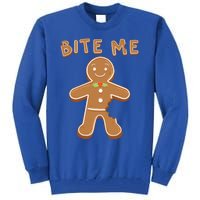 Bite Me Gingerbread Gift Tall Sweatshirt