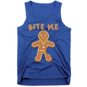 Bite Me Gingerbread Gift Tank Top