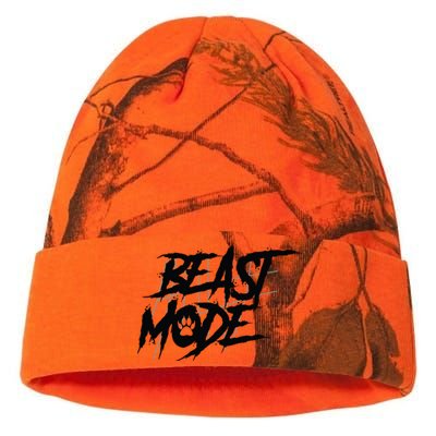 Beast Mode Gym Motivation Graphic Kati Licensed 12" Camo Beanie