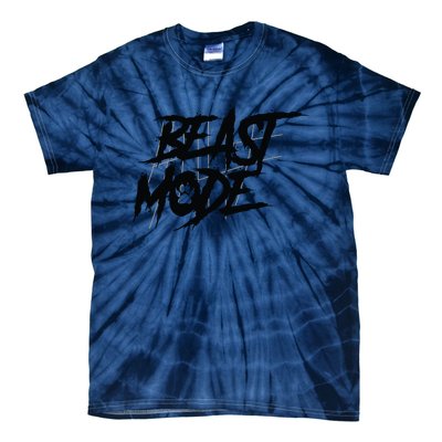 Beast Mode Gym Motivation Graphic Tie-Dye T-Shirt