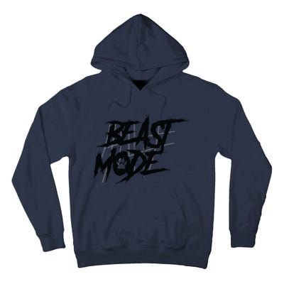 Beast Mode Gym Motivation Graphic Tall Hoodie