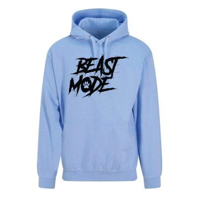 Beast Mode Gym Motivation Graphic Unisex Surf Hoodie